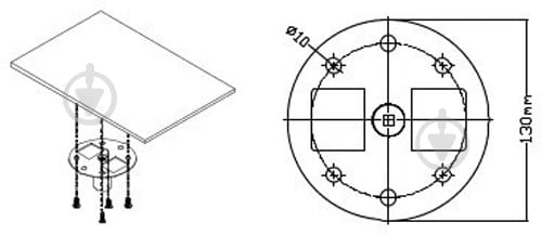 Крепление для проектора Acer CM-02S 64 см (MC.JLC11.003) серый - фото 3