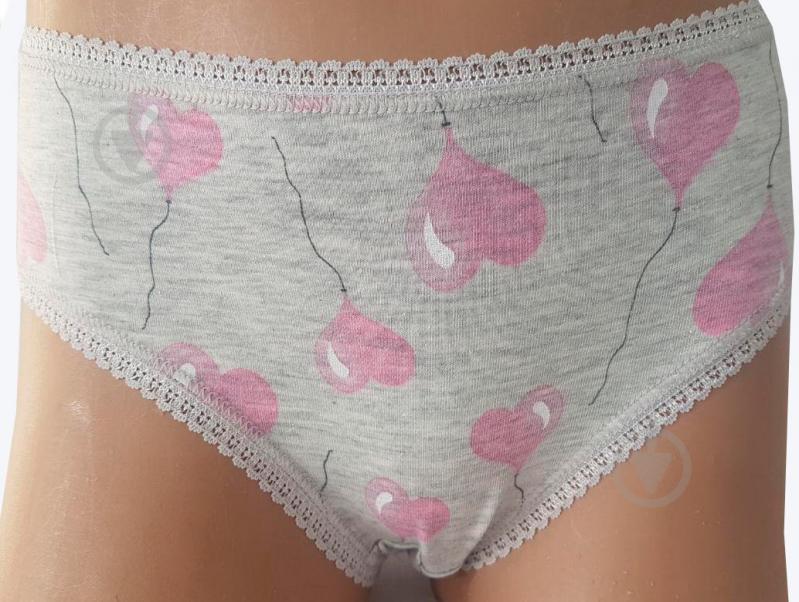 Трусы для девочки Bibo р.128 серый с розовым 11129 - фото 1 Трусы для девочки Bibo р.128 серый с розовым 11129 - фото 1