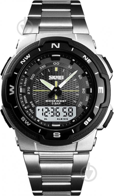 Наручний годинник Skmei 1370 silver (1370BOXSI) - фото 1 Наручний годинник Skmei 1370 silver (1370BOXSI) - фото 1