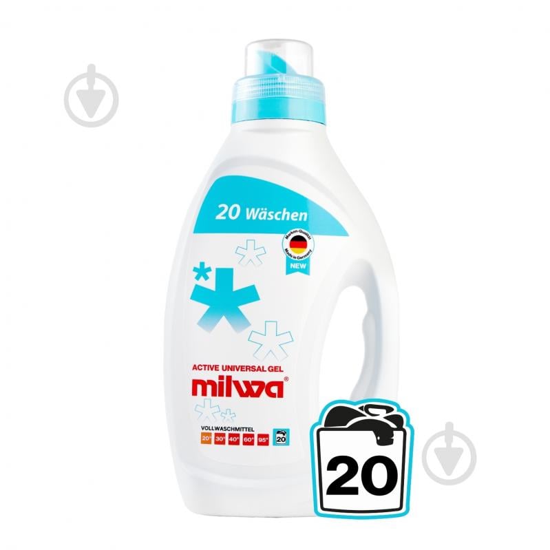 Гель для машинной и ручной стирки Milwa Active Universal 1 л - фото 1