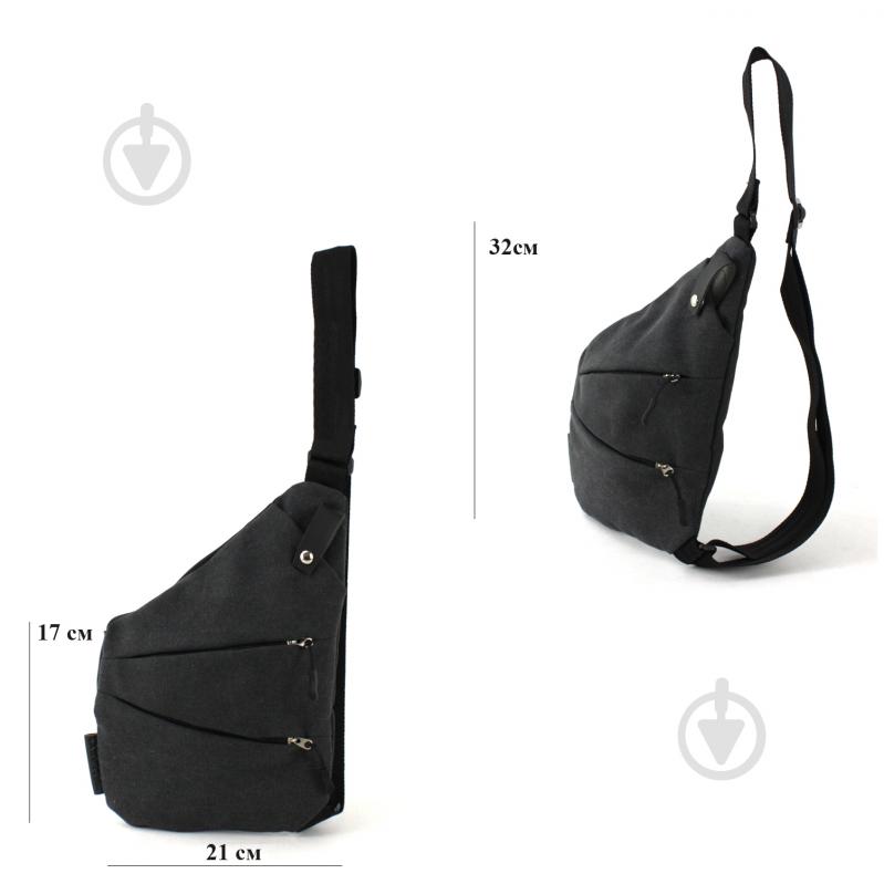 Сумка мужская Wallaby 1135 серый - фото 4