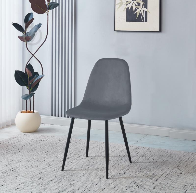 Стул Fly FS-20 Grey-40 серый / черный - фото 6