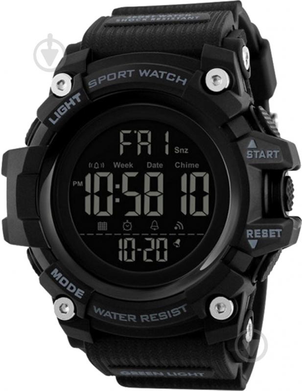 Наручний годинник Skmei 1384 black (1384BOXBK) - фото 1