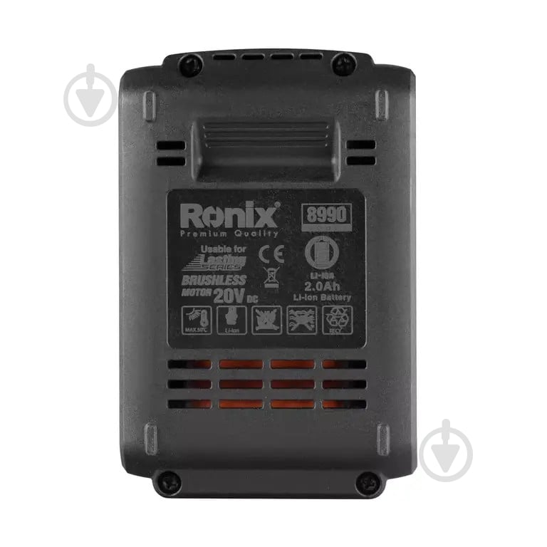 Акумулятор Ronix 20,0V 2Ah 8990 - фото 7