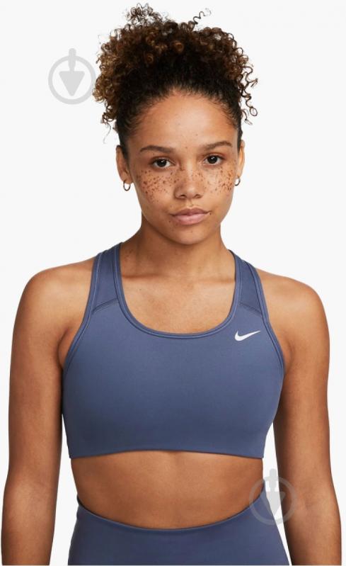 Бра Nike Swoosh Bra BV3630-491 р.XL синій - фото 1