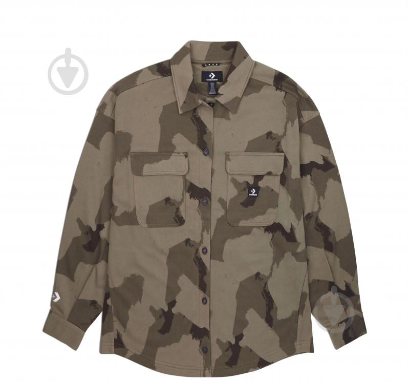 Сорочка Converse CAMO SHIRT JACKET 10026992-216 р. XS хакі - фото 6