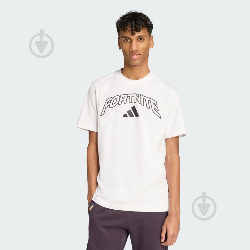 Футболка Adidas M FN T SHIRT 2 JV8013 р.M білий - фото 1 Футболка Adidas M FN T SHIRT 2 JV8013 р.M білий - фото 1