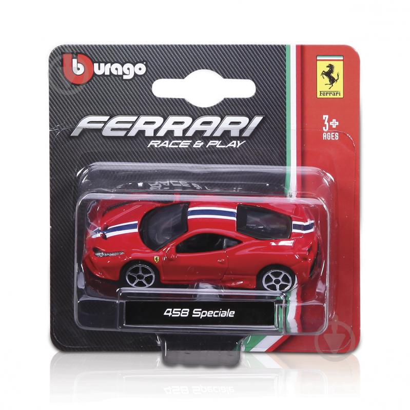 Автомобиль Bburago 1:64 Ferrari (в ассортименте) 18-56000 - фото 2