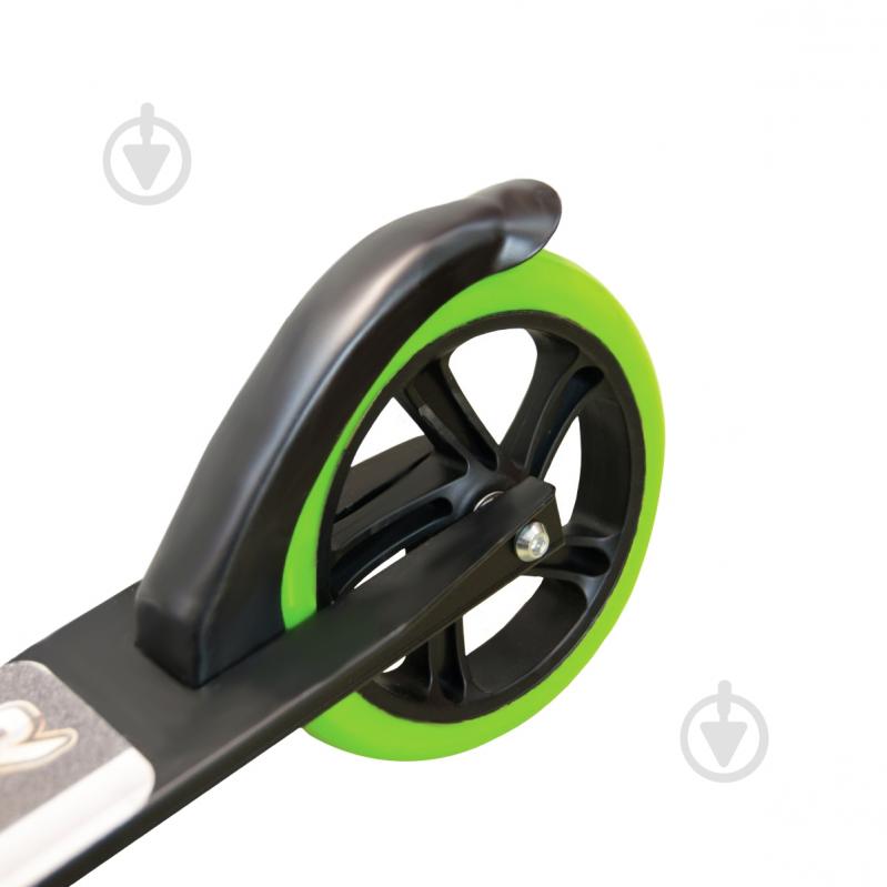 Самокат Nixor Sports дитячий Professional 200 черный с салатовым NA01058 - фото 5