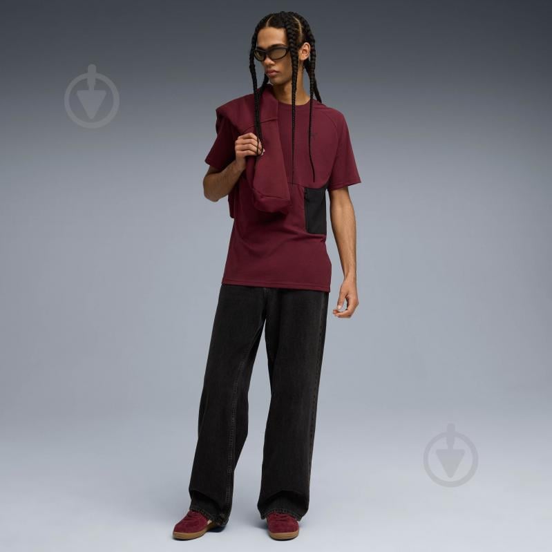 Футболка Puma PUMATECH Pocket Tee 62967396 р.M бордовый - фото 3