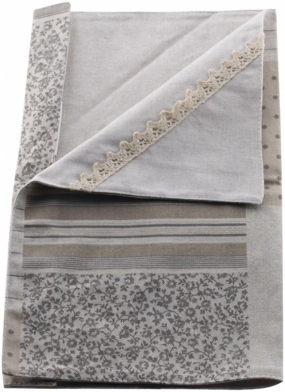 Сет двосторонній Прованс Patch work 35x45 см бежевий - фото 2