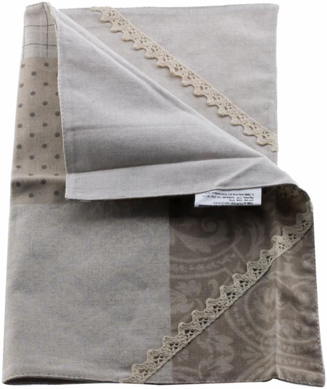 Сет двосторонній Прованс Patch work 35x45 см бежевий - фото 3