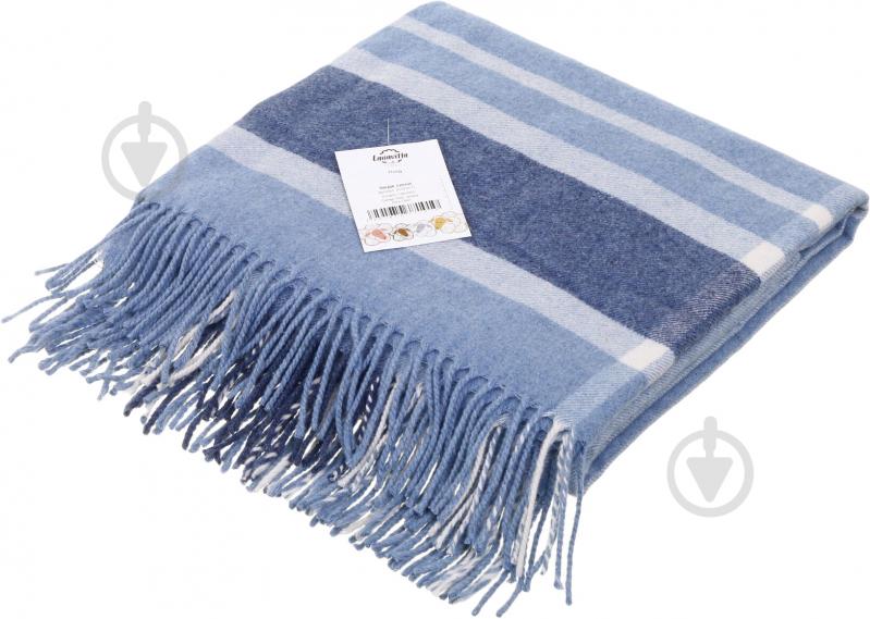 Плед Имидж 140x200 см синий Lanavitta - фото 3