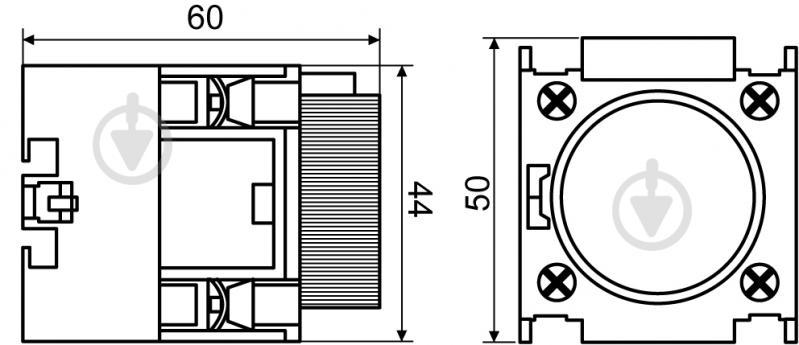 Дополнительный контакт Аско-Укрем БЗ-12 (LA3-DR2) A0040050002 - фото 5