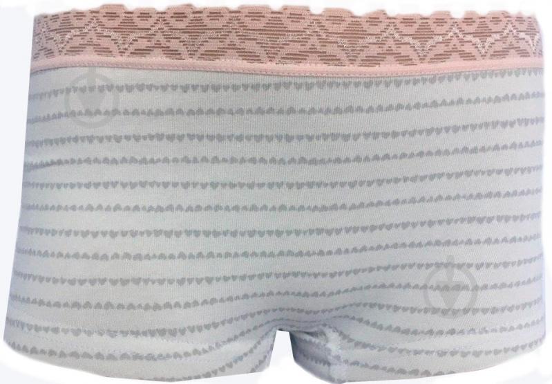 Трусы для девочки Bibo р.104 белый с розовым 12130 - фото 1