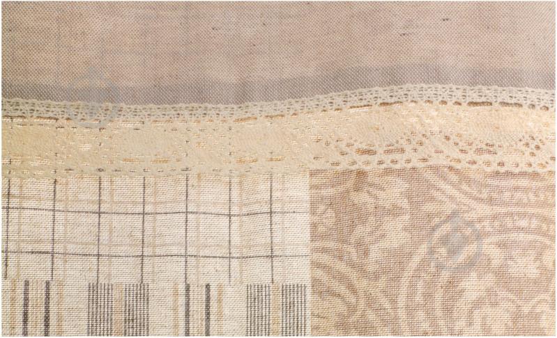 Комплект штор Patch work 170x140 см з мереживом 2 од. Прованс - фото 3 Комплект штор Patch work 170x140 см з мереживом 2 од. Прованс - фото 3