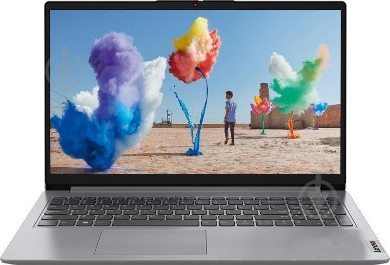 Ноутбук Lenovo IdeaPad 1 15AMN7 15,6" (82VG00KJRA) cloud grey - фото 1