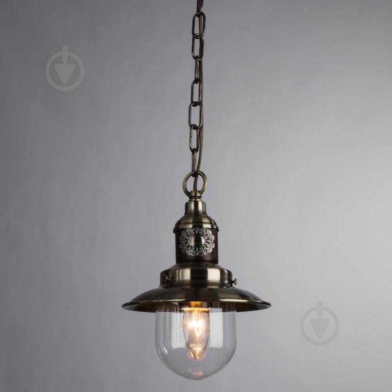 Подвес Arte Lamp Sailor 1x60 Вт E27 античная бронза A4524SP-1AB - фото 2