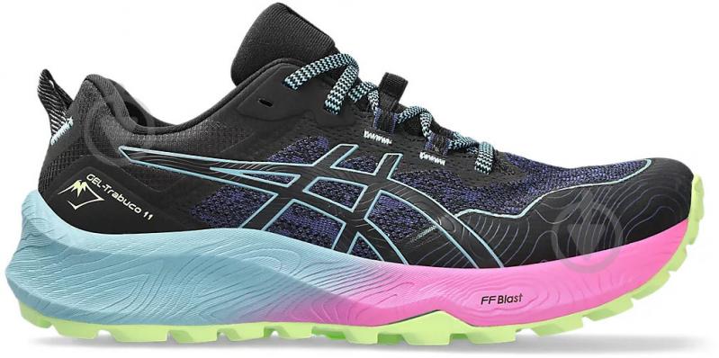 Кроссовки женские демисезонные Asics GEL-TRABUCO 11 1012B424-002 р.37,5 черные - фото 2