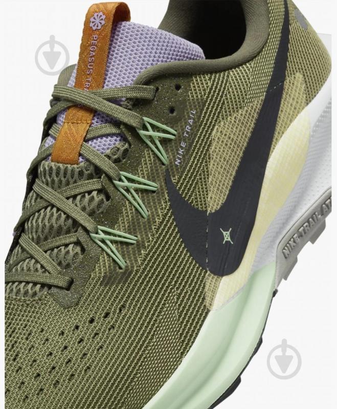 Чоловічі демісезонні Nike Pegasus Trail 5 Trail Running DV3864-200 р.45 оливковые - фото 7