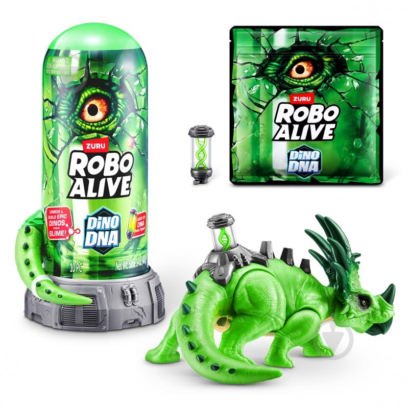 Интерактивный игровой набор Pets & Robo Alive ДНК Стиракозавра 71139D - фото 1 Интерактивный игровой набор Pets & Robo Alive ДНК Стиракозавра 71139D - фото 1
