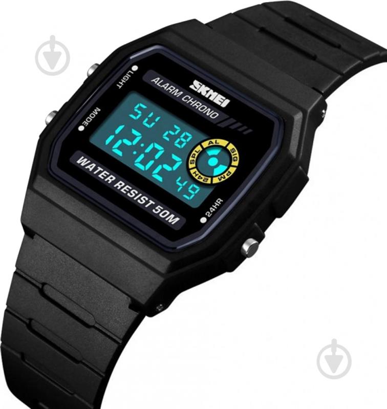 Наручные часы Skmei 1413 black (1413BOXBK) - фото 2 Наручные часы Skmei 1413 black (1413BOXBK) - фото 2