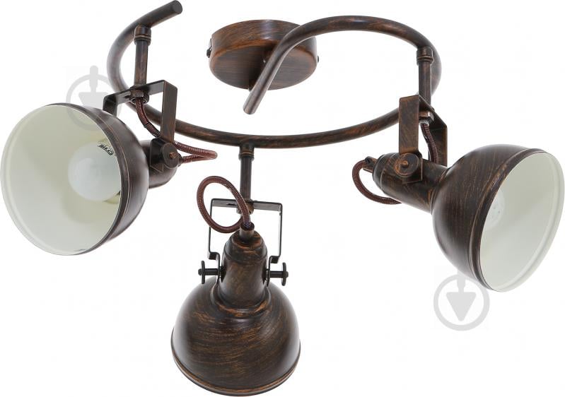 Спот Arte Lamp Martin 3x40 Вт E14 коричневый A5215PL-3BR - фото 2