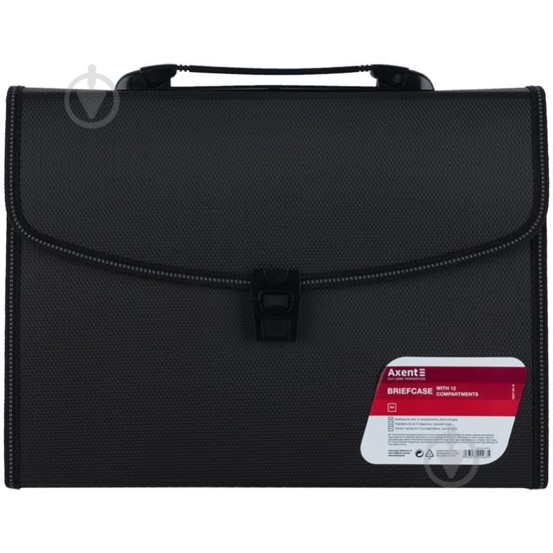 Портфель 1607-01-A 12 отделений А4 Axent 1607-01-A - фото 1 Портфель 1607-01-A 12 отделений А4 Axent 1607-01-A - фото 1