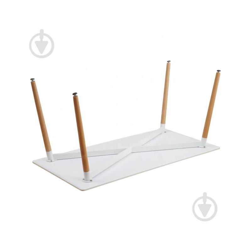 Стіл обідній Мікс Меблі Везувій 1000x700x750мм білий/білий - фото 4 Стіл обідній Мікс Меблі Везувій 1000x700x750мм білий/білий - фото 4