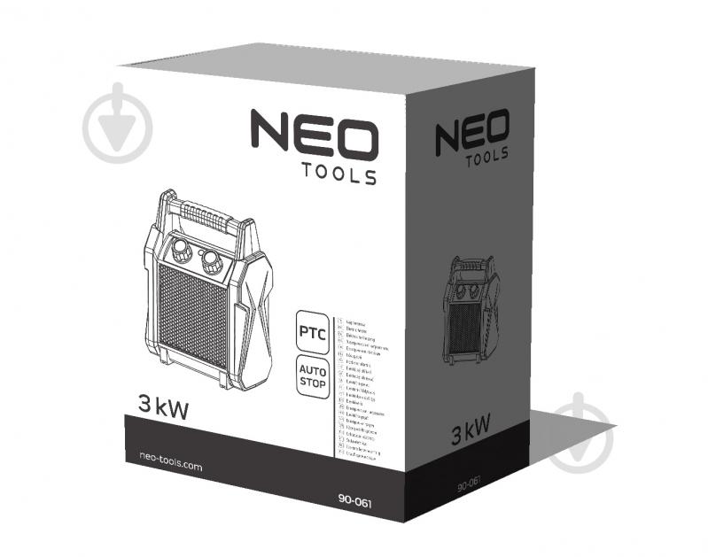 Обогреватель электрический NEO tools 90-061 3 кВт 220 В - фото 10