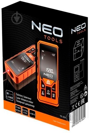 Далекомір лазерний NEO tools 75-201 75-201 - фото 5