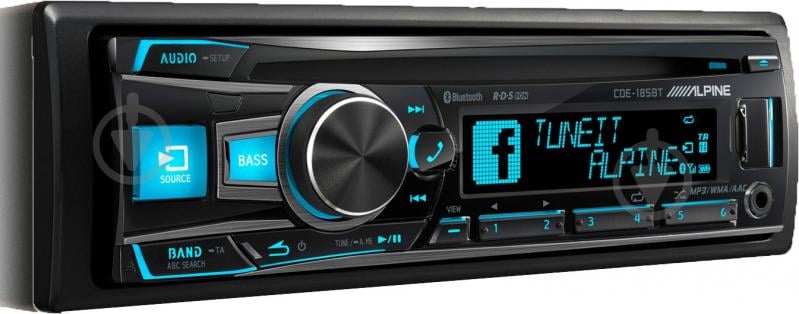 Автомагнитола Alpine CDE-185BT - фото 2