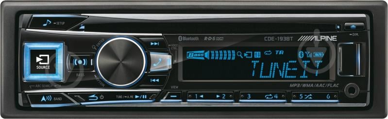 Автомагнитола ALPINE CDE-193BT - фото 1 Автомагнитола ALPINE CDE-193BT - фото 1