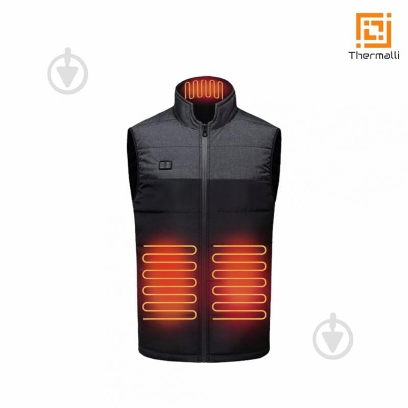 Жилет с подогревом Thermalli Chatel 10100505/01XL р.XL черный - фото 2