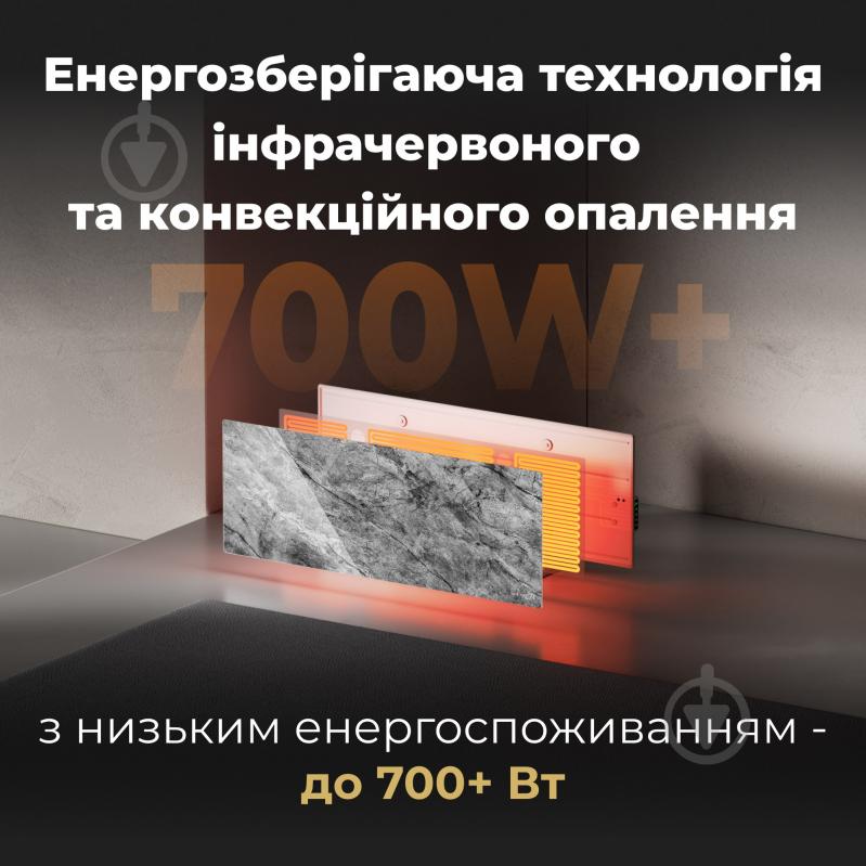 Панель тепловая AENO Premium Eco Smart GH6S LED Grey (AGH0006S) - фото 8 Панель тепловая AENO Premium Eco Smart GH6S LED Grey (AGH0006S) - фото 8