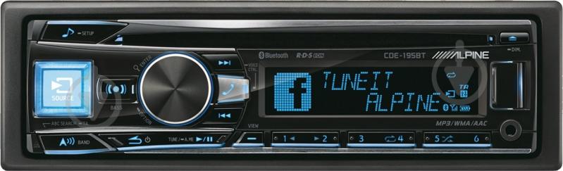 Автомагнитола ALPINE CDE-195BT - фото 1 Автомагнитола ALPINE CDE-195BT - фото 1