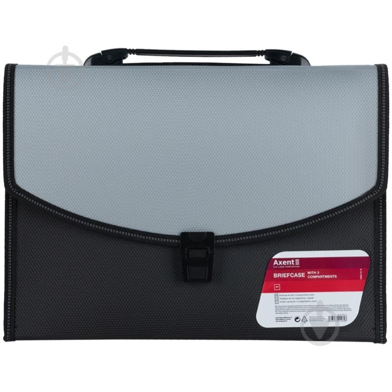 Портфель 1606-01-A 3 відділення А4 Axent 1606-01-A - фото 1 Портфель 1606-01-A 3 відділення А4 Axent 1606-01-A - фото 1