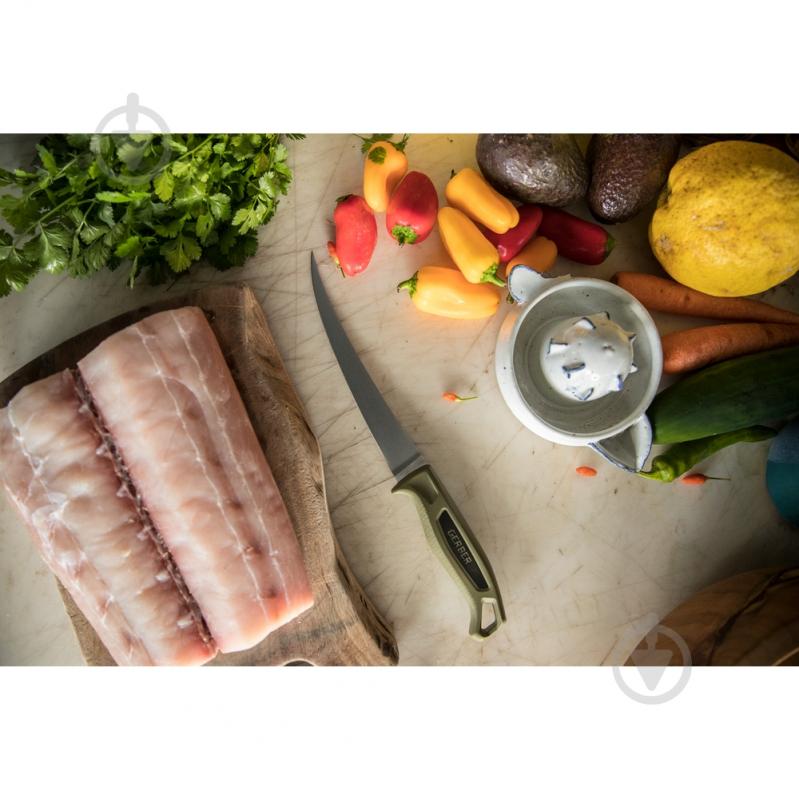 Нож Gerber Knives Ceviche 9",E,Box,GRN,BLK филейный - фото 6