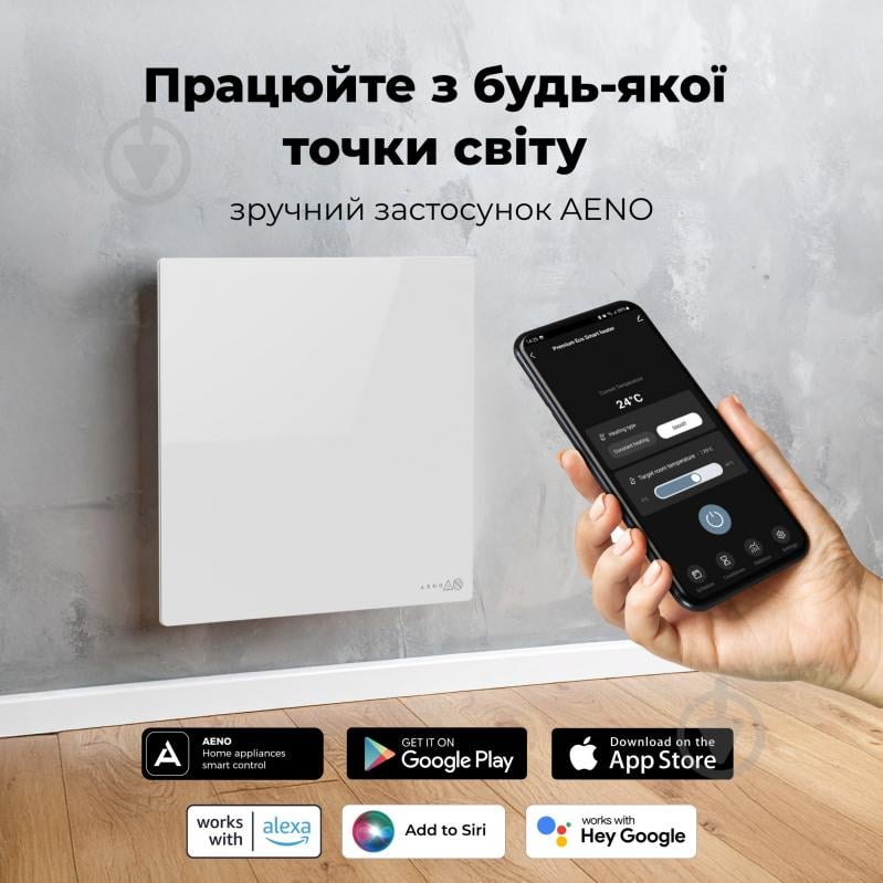Панель тепловая AENO Premium Eco Smart GH11S (AGH0011S) белый - фото 20 Панель тепловая AENO Premium Eco Smart GH11S (AGH0011S) белый - фото 20