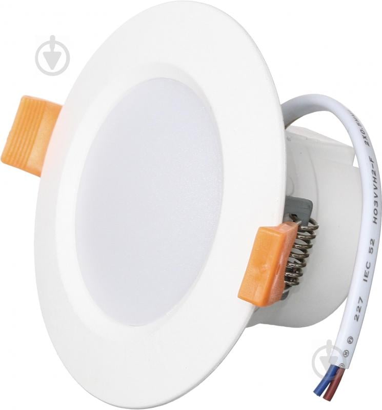 Світильник точковий Eurolamp 3 Вт 4000 К білий LED-DL-3/4(new) - фото 2