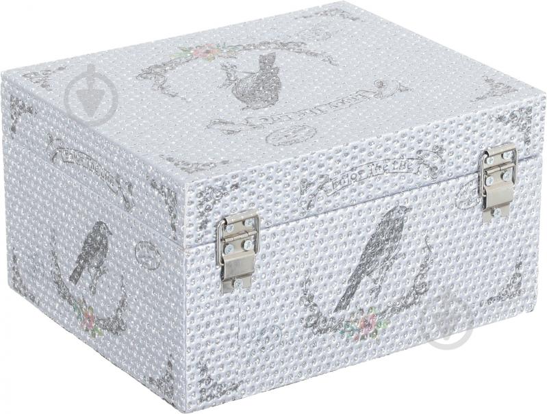 Шкатулка для украшений Silver 20х16х11 см - фото 2