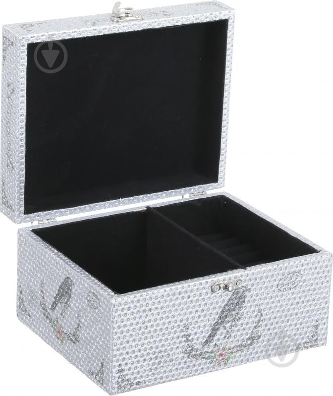 Шкатулка для украшений Silver 20х16х11 см - фото 4