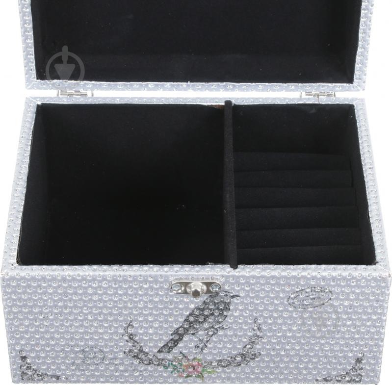 Шкатулка для украшений Silver 20х16х11 см - фото 5