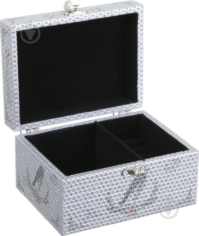 Шкатулка для украшений Silver 16х12х9 см - фото 3
