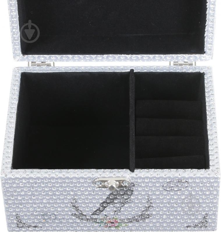 Шкатулка для украшений Silver 16х12х9 см - фото 4
