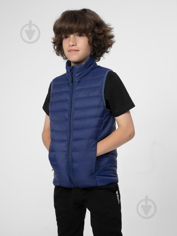 Жилет 4F 4FJSS23TVJAM008-31S р.146 синий - фото 1 Жилет 4F 4FJSS23TVJAM008-31S р.146 синий - фото 1