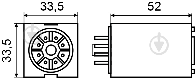 Промежуточное реле Аско-Укрем МK2P (AC 220 V) - фото 4