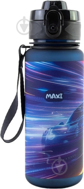 Пляшка дитяча Maxi MX61326 500 мл темно-синій - фото 1