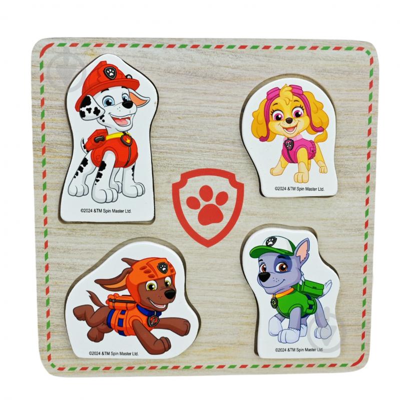 Пазл-вкладыш Shantou Paw Patrol Отважные спасатели KH20/052 - фото 2