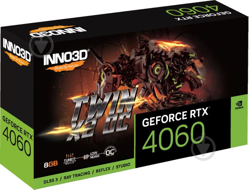 Відеокарта Inno3D GeForce RTX 4060 8GB GDDR6 128bit (N40602-08D6X-173051N) - фото 2